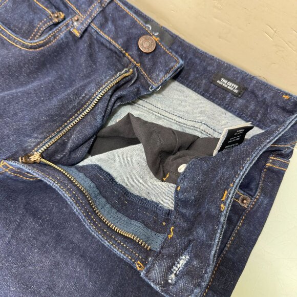 Rails The Getty High Rise Wide Leg Jeans Women's 27 Midnight Blues Cuffed - Picture 4 of 11